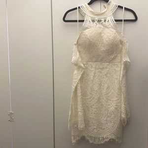 White lace dress